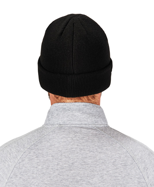 N-Ferno 6811 Zippered Rib Knit Beanie Hat with bump Cap from Columbia Safety